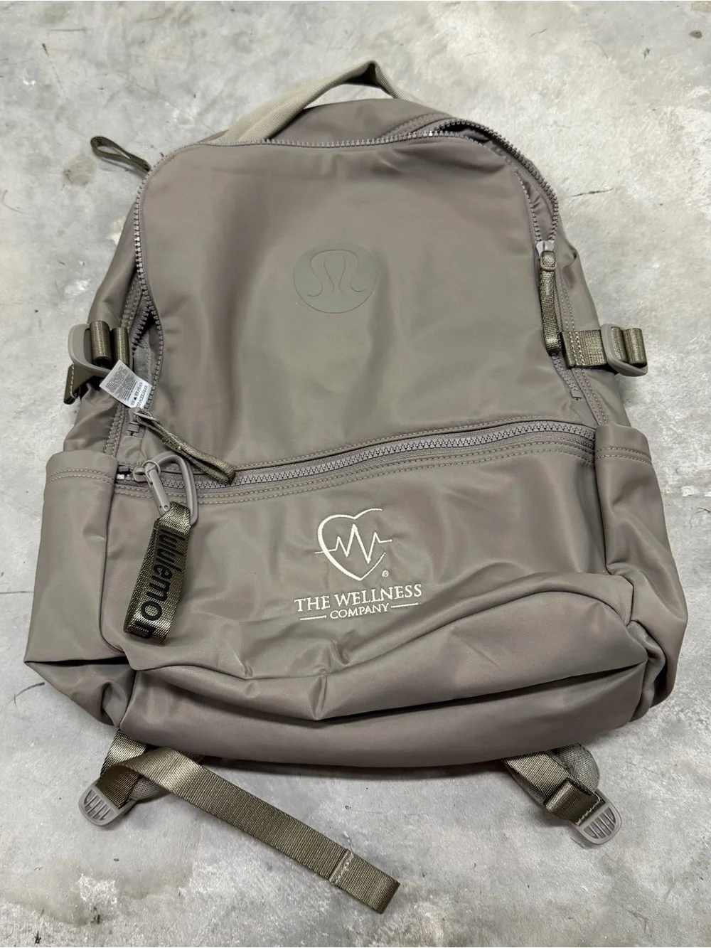 lululemon crew backpack New (Navy) sweaty gear Backpack 22l Lululemon Bag Lululemon